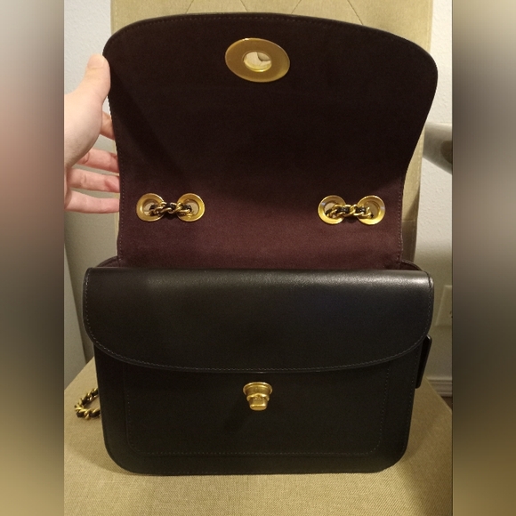 Coach Madison Black Shoulder Bag - Picture 5 of 16